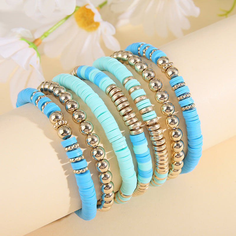 Women's & Men's Clay Ball Suit Vintage Bohemian Style Bracelets