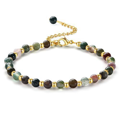 Natural Stone Adjustable Beaded Fashionable Maternity Moonstone Bracelet