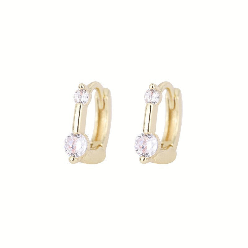 Small Diamond Ear Clip Personality Trendy Earrings