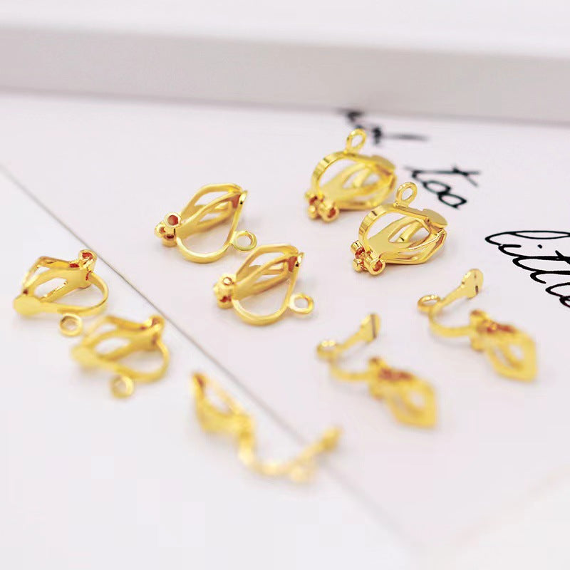 Triangle No Pure Copper Pierced Invisible Ear Clip