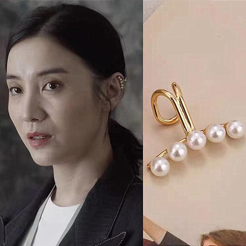 Pearl Bone Creative Style Simplicity Minimalism Super Ear Clip