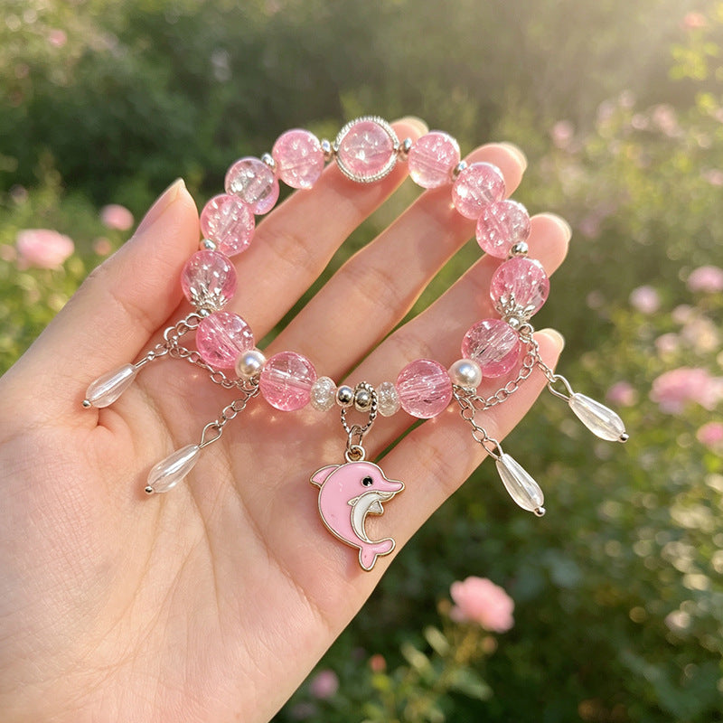 Dolphin Sweet Exquisite Glass Beaded Good-looking Bracelets