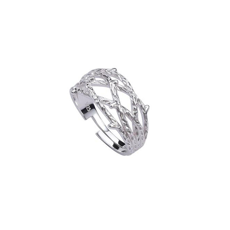 Men's High-grade Fashion Interwoven Mori Style Cold Rings