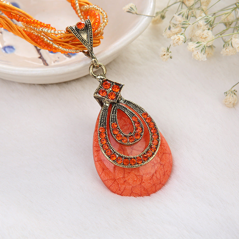 Commodity Bohemian Ethnic Style Retro Diamonds Necklaces