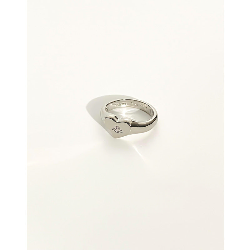 Fashion Saturn Female Cold Style Niche Rings