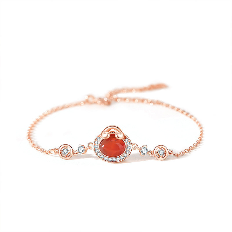 Lucky Bag Female Red Agate High Bracelets