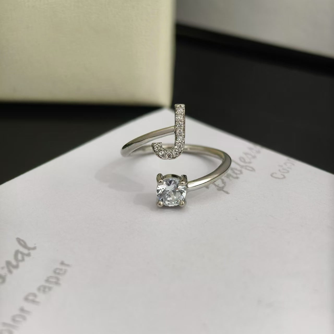 Open Female Your Name My Last English Personality Ring