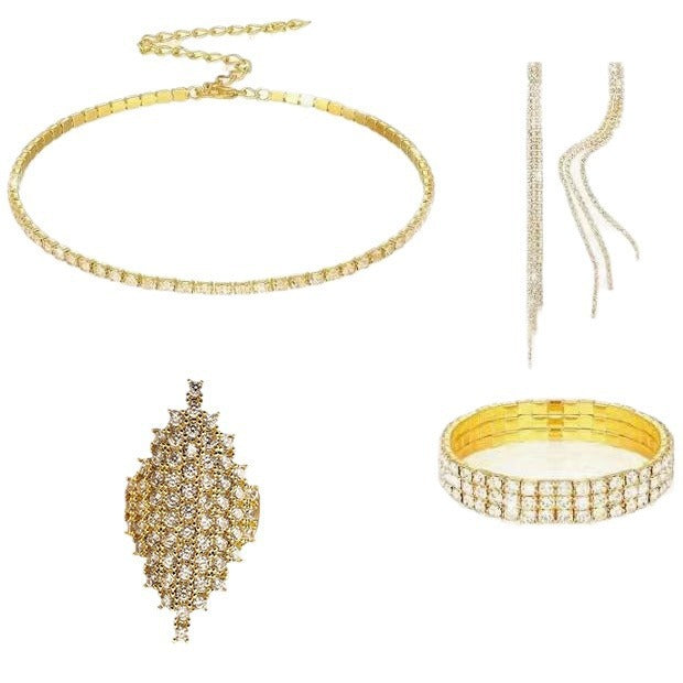 Classic Popular Copper Paw Bridal Bridesmaid Jewelry Set
