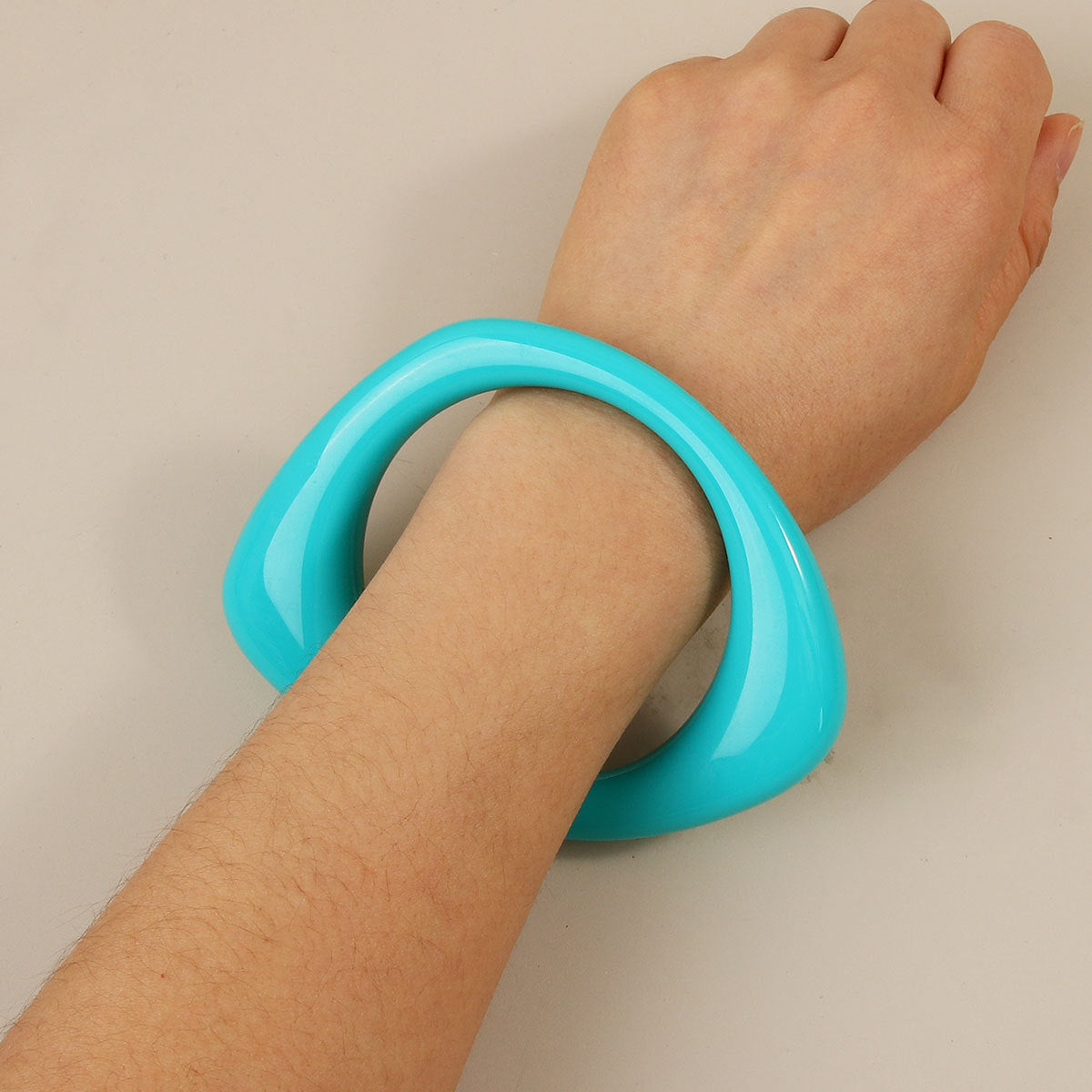 Geometry Pattern Irregular Resin Female Macaron Bracelets