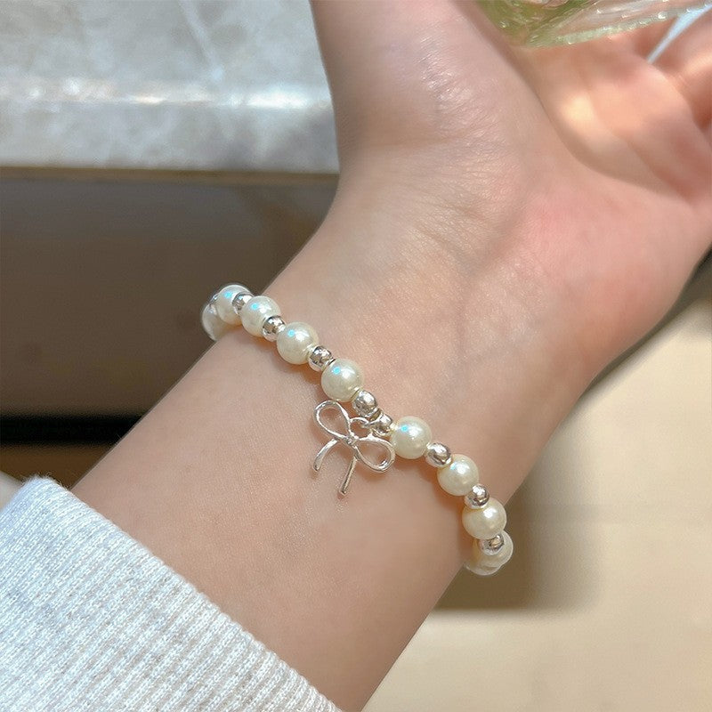 Women's Pearl Brace Lace Light Luxury High-grade Bracelet