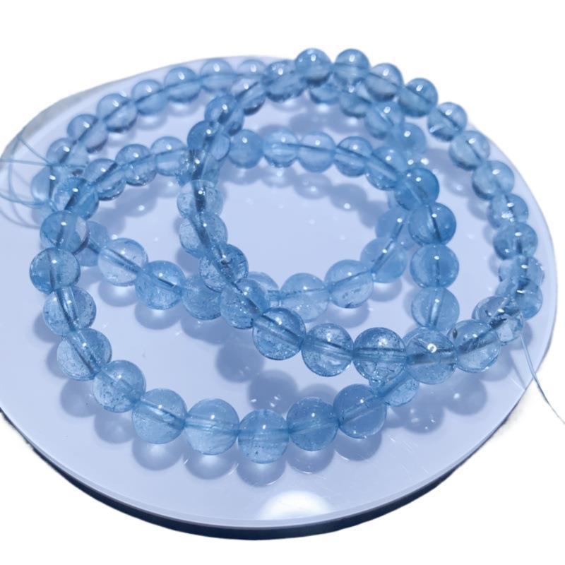 Raw Ore Swiss Blue Topaz Sky London Yellow White Bracelet