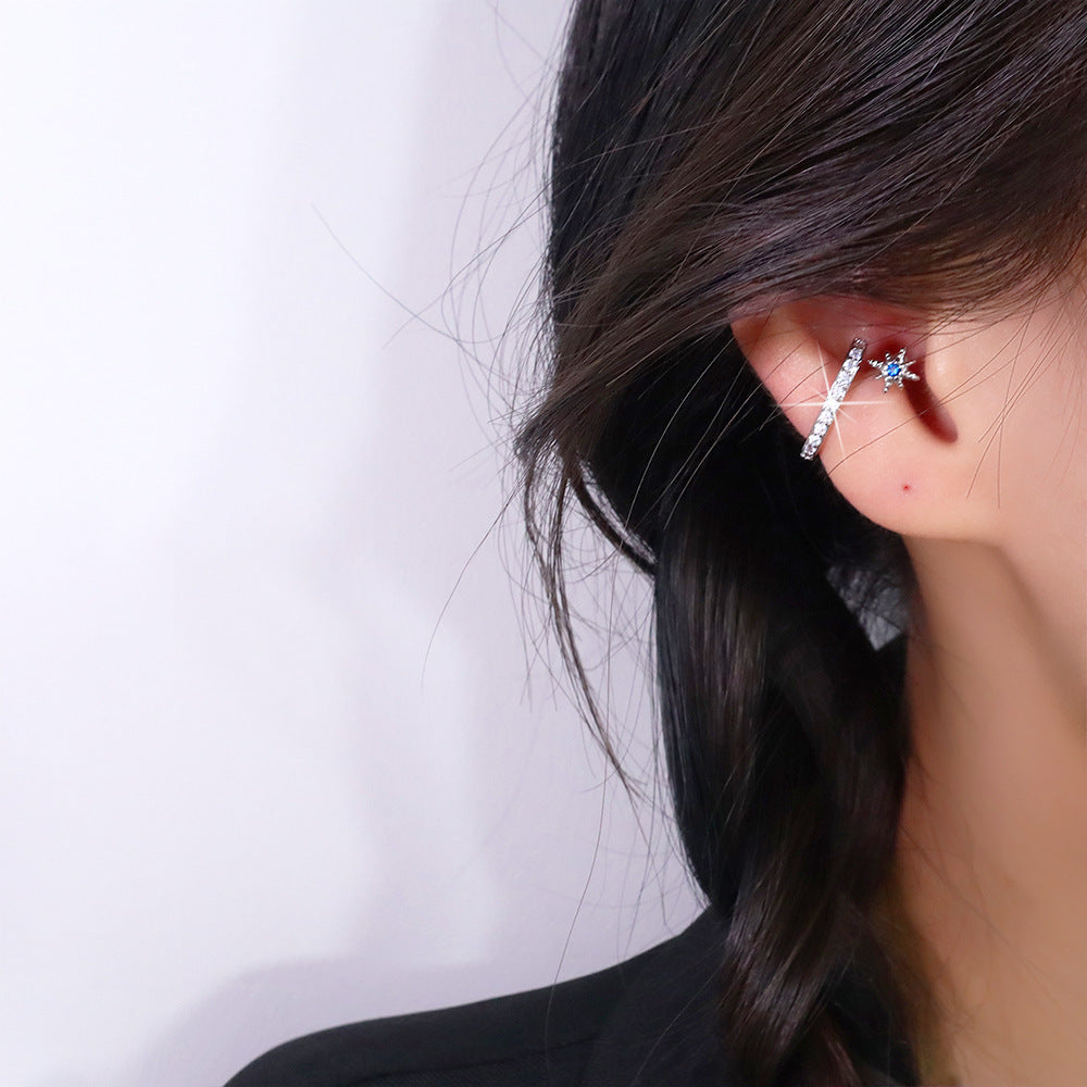 Starry Long Pearl Tassel Zircon Without Rings