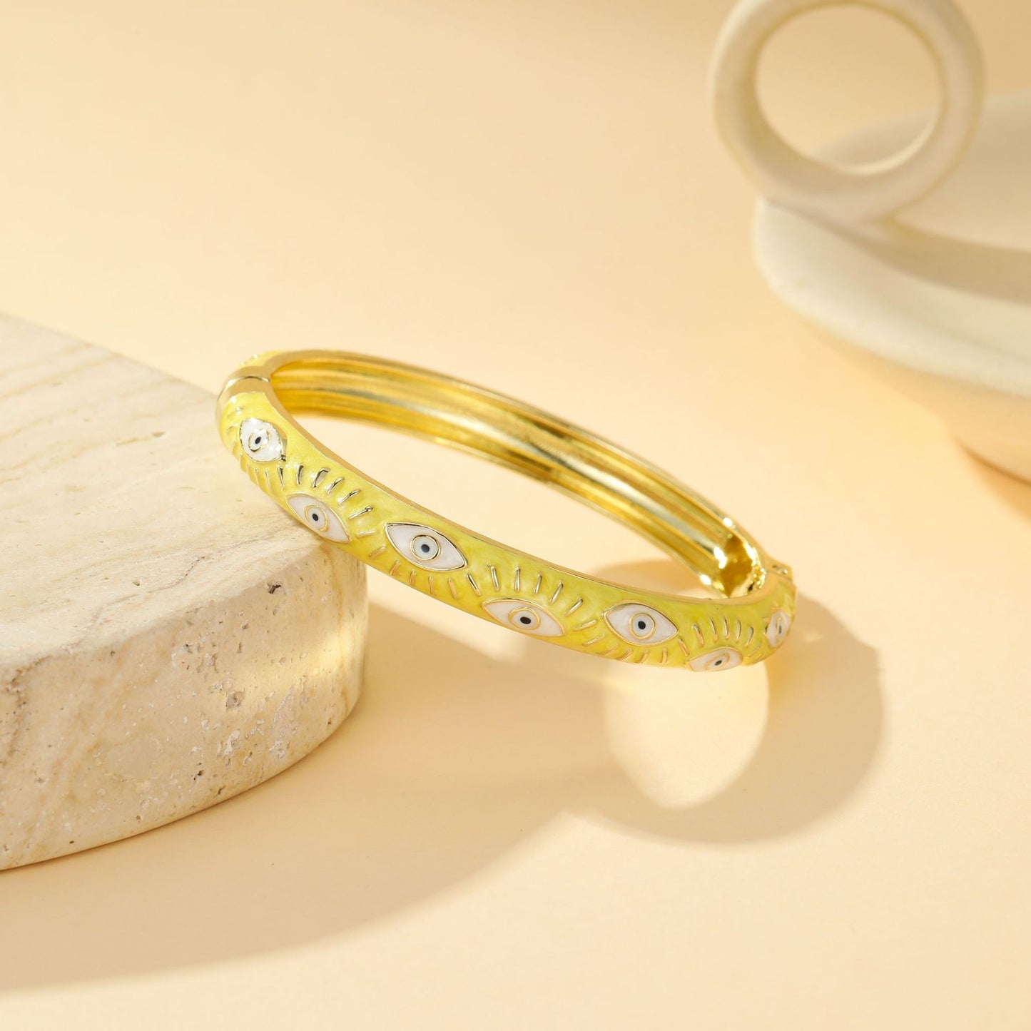 Women's Metal Enamel Vintage Elegant Personalized Bracelet