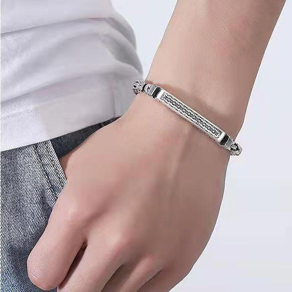 Herren-Keel-Sicherheitsmuster, gewebte Kette, einfache Armbänder