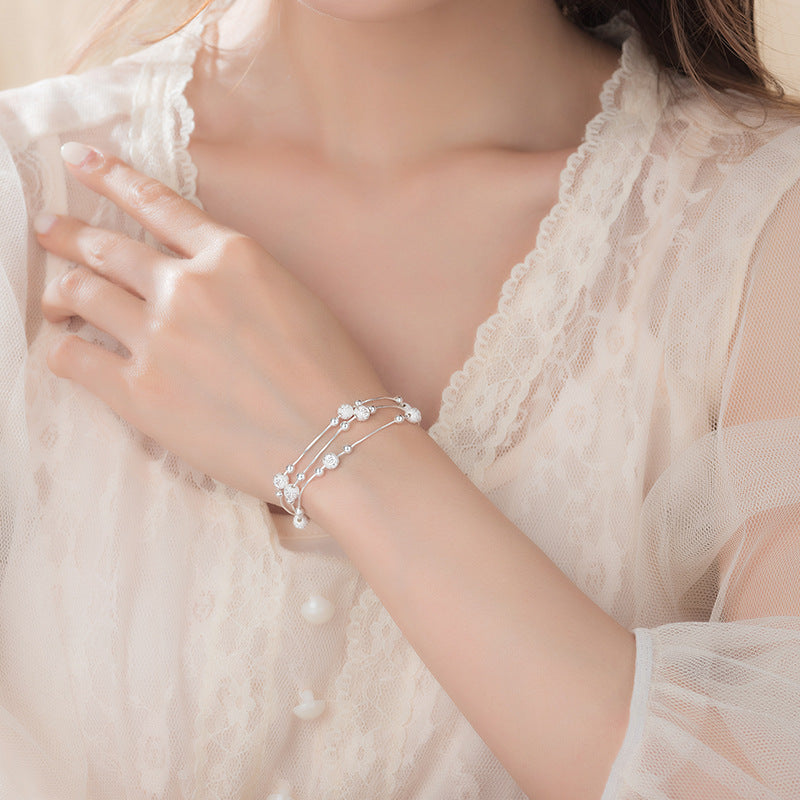 Simple Temperament Lucky Beads Chain Gift Bracelets