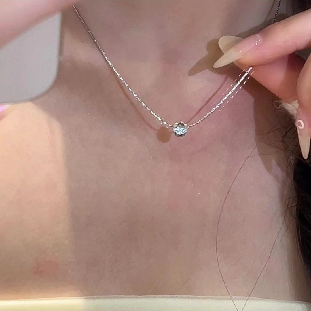 Women's Zircon For Simple Graceful Special Interest Necklace