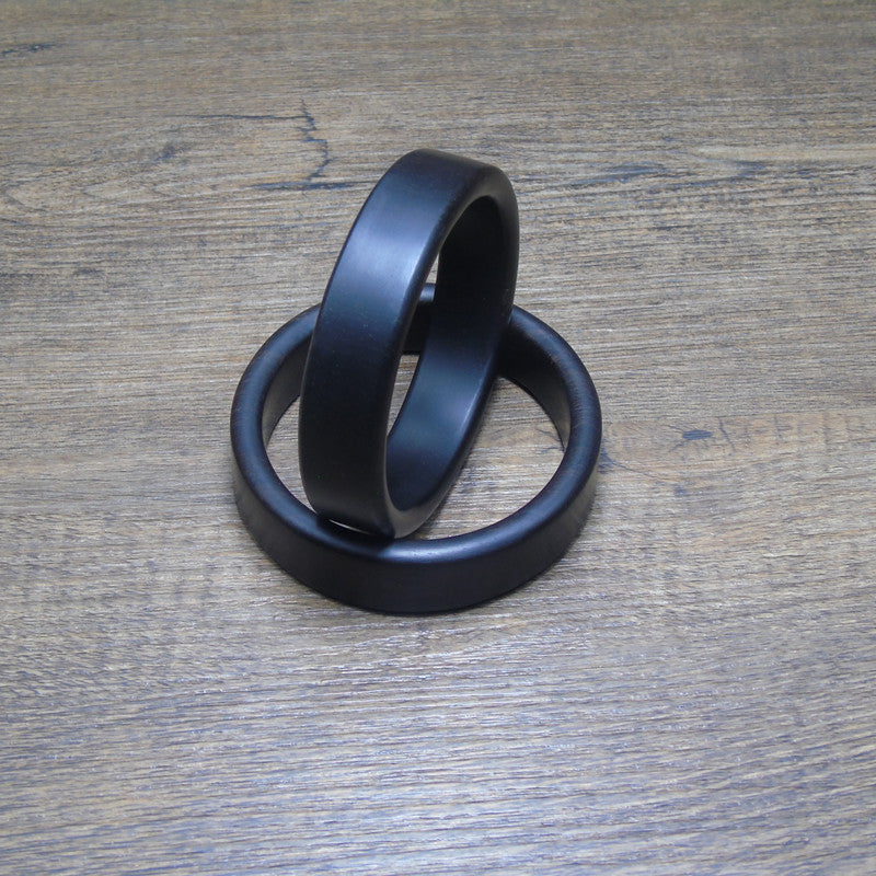 Women's & Men's Ebony Wide Flat Black Hand Fashion Red Sandalwood Noble Bracelets