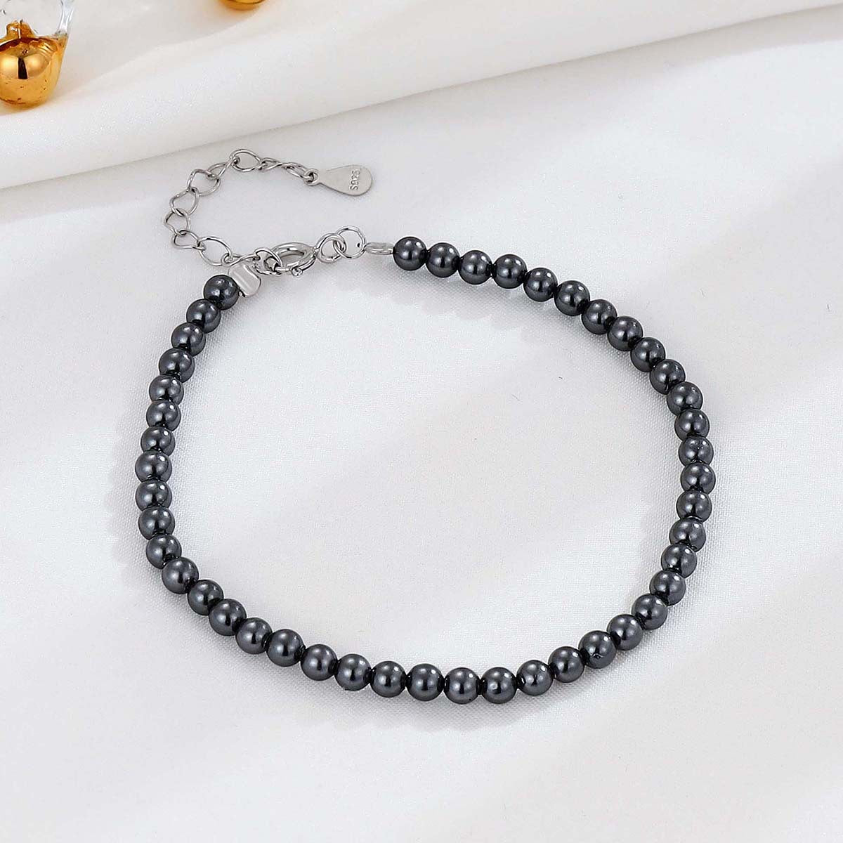 Women's Sier Gray Pearl Temperament Special Interest Light Luxury Bracelets