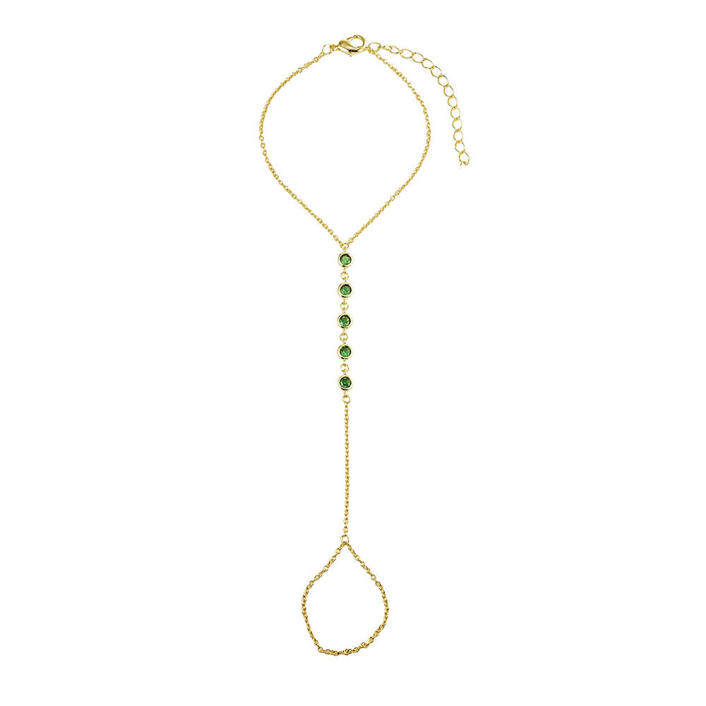Unique Design Finger Chain Integrated High-grade Bracelet