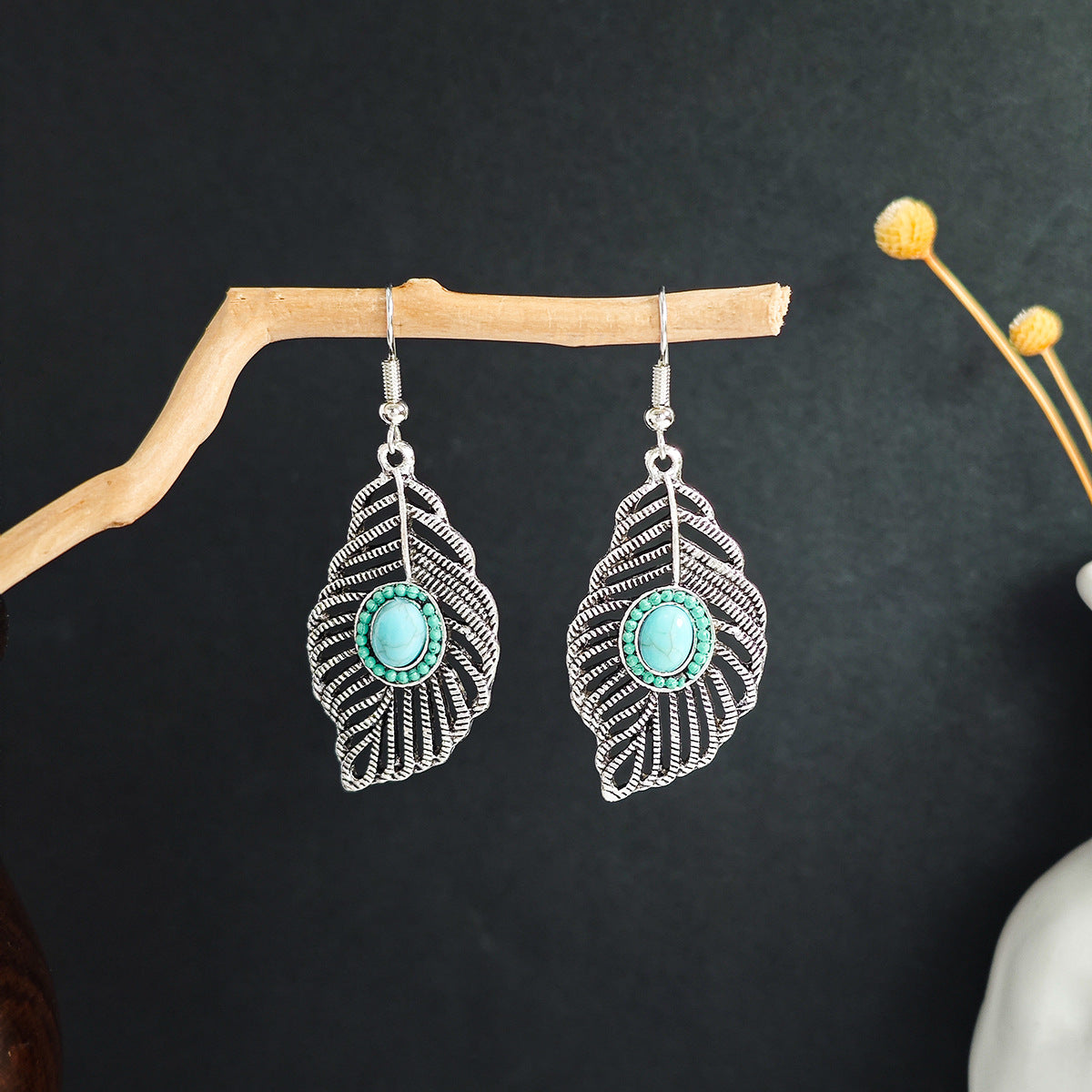 Bohemian Ethnic Style Ear Long Tassel Metal Fashion Earrings