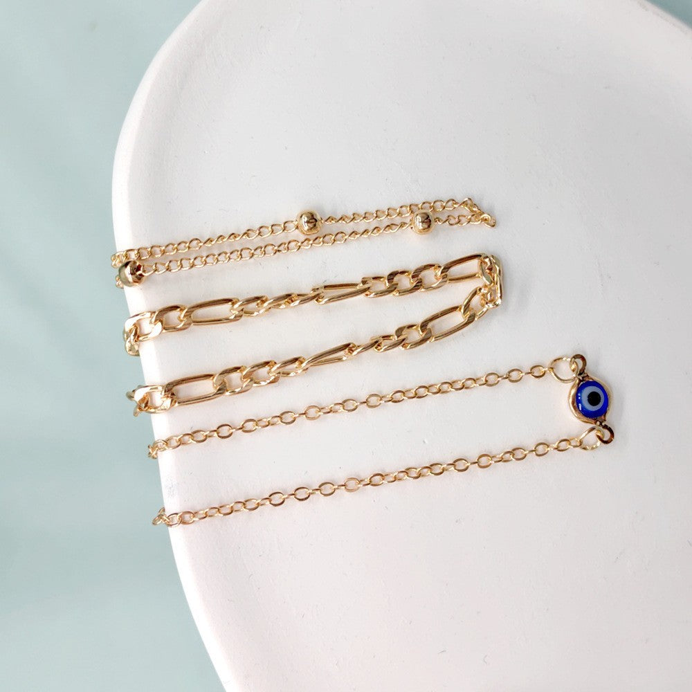 Devil's Eye Suit Personality Variety Chain Bracelets