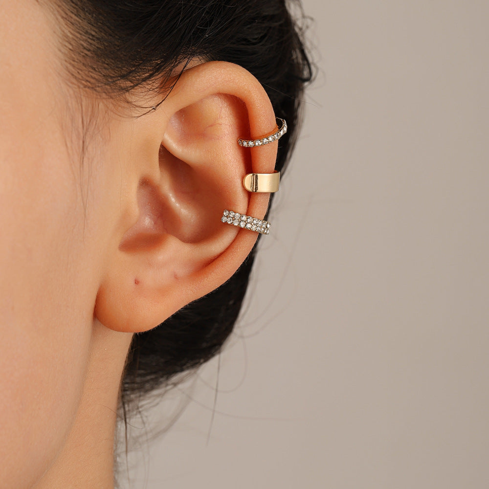 French Entry Lux Geometric Mori Style Earrings