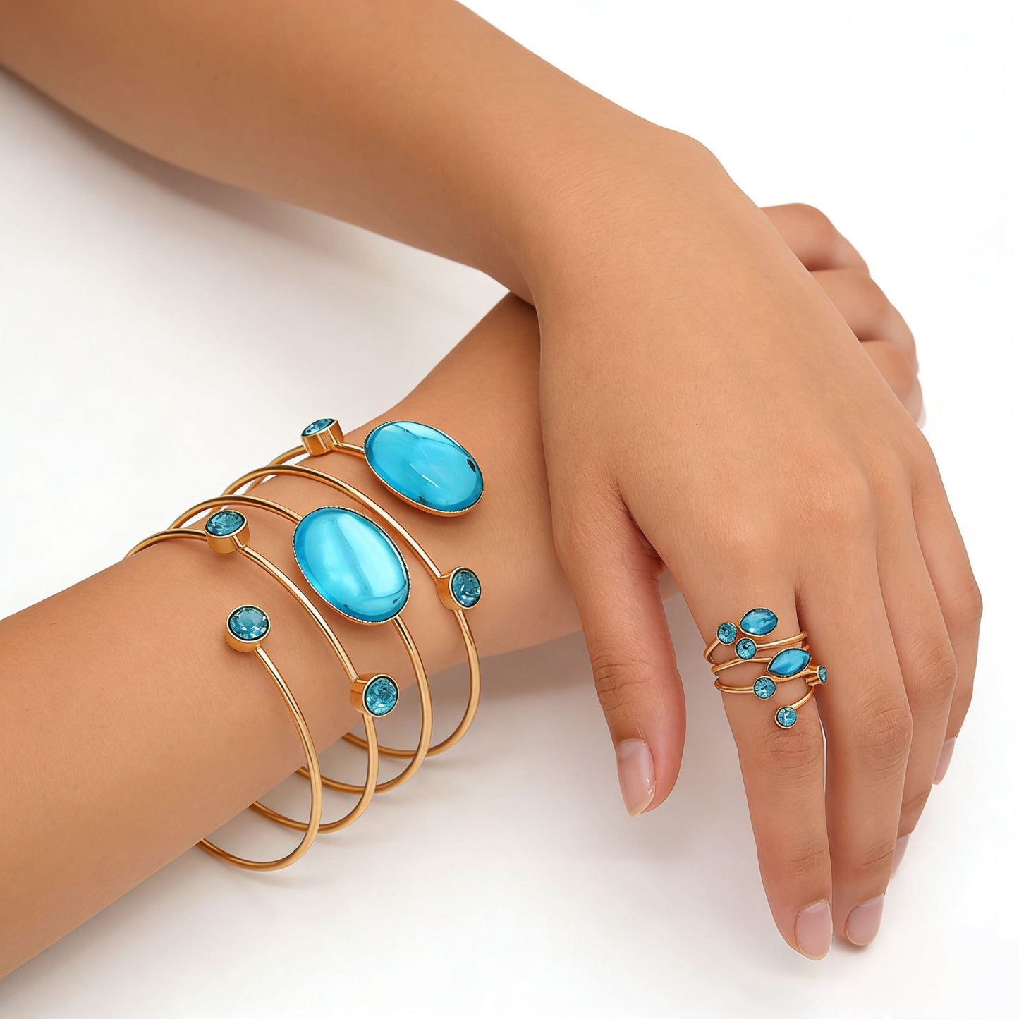 Women's Armband Fashion Flower Leaf Retractable High-grade Bracelets