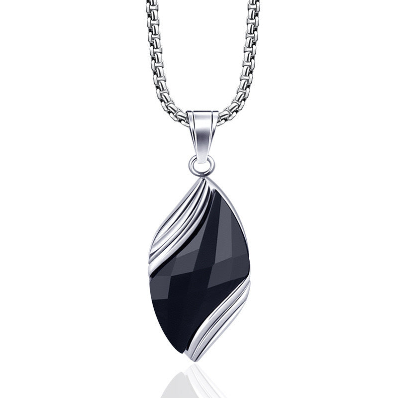 Men's Blue San Titanium Steel Stainless Does Not Fade Personality Pendants