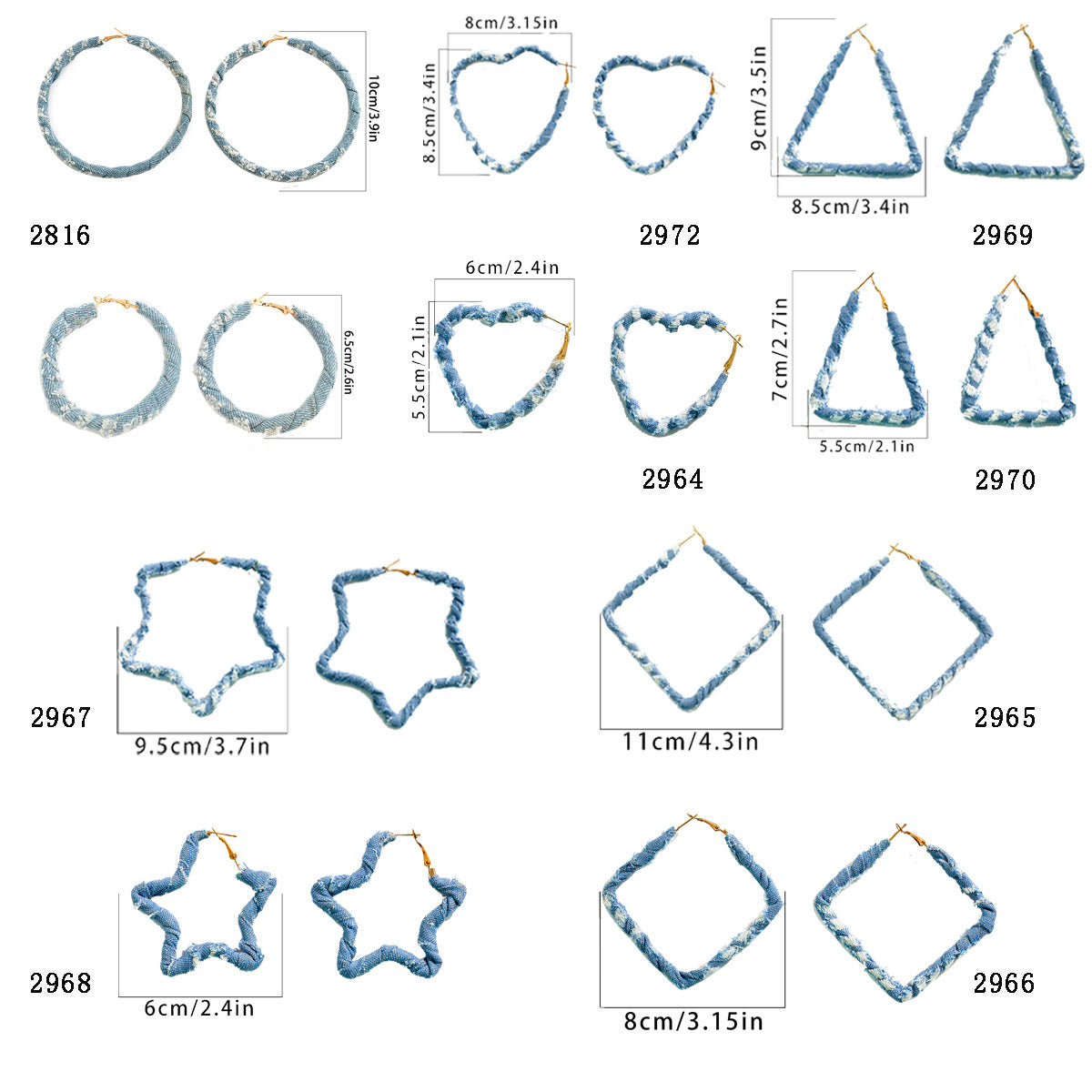 Niche Design Süße coole geometrische Ohrringe