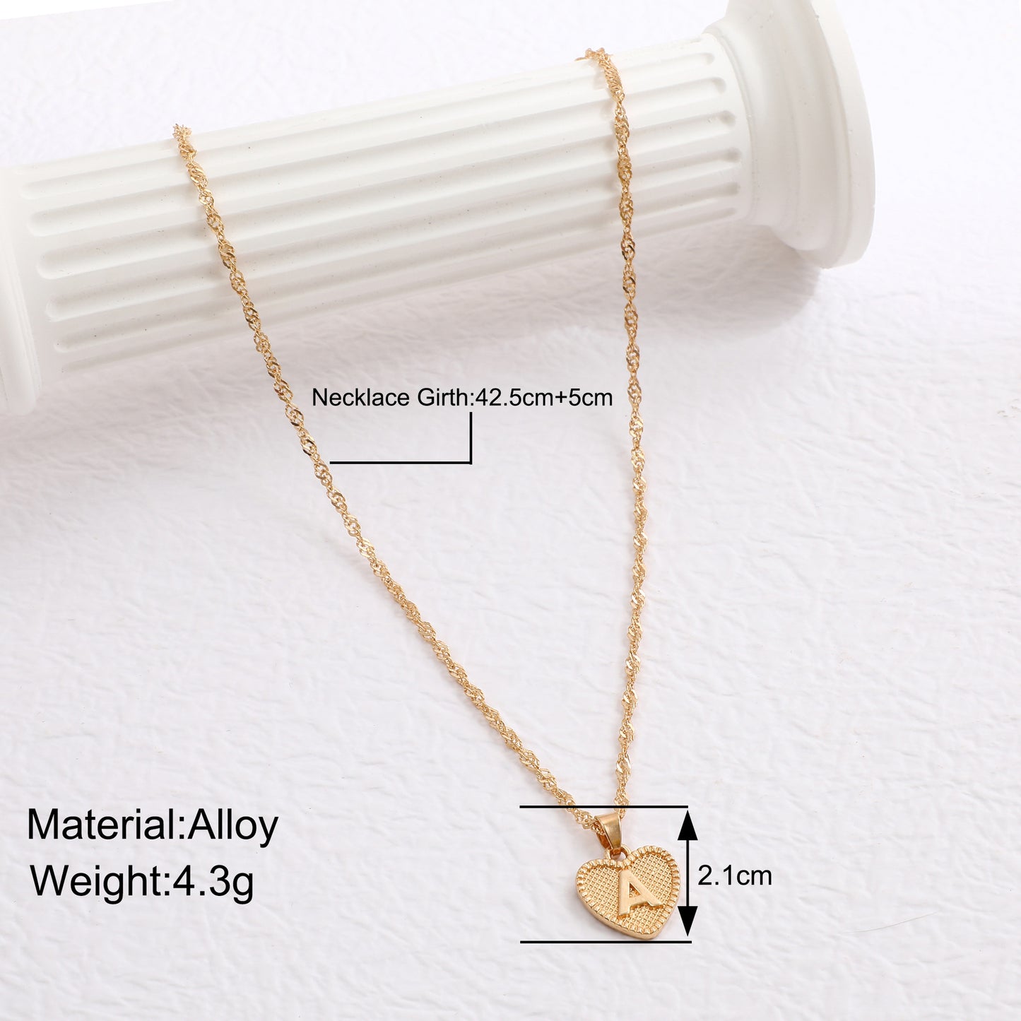 Women's Love Pendant Clavicle Chain Creative Simple Necklaces