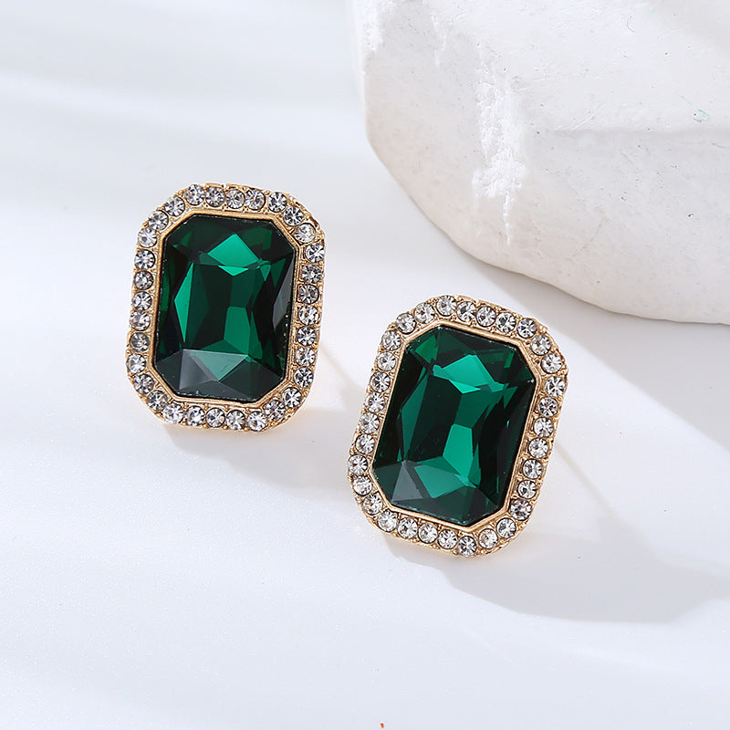 Women's Fashion Geometric Square Niche High-grade Simple Earrings