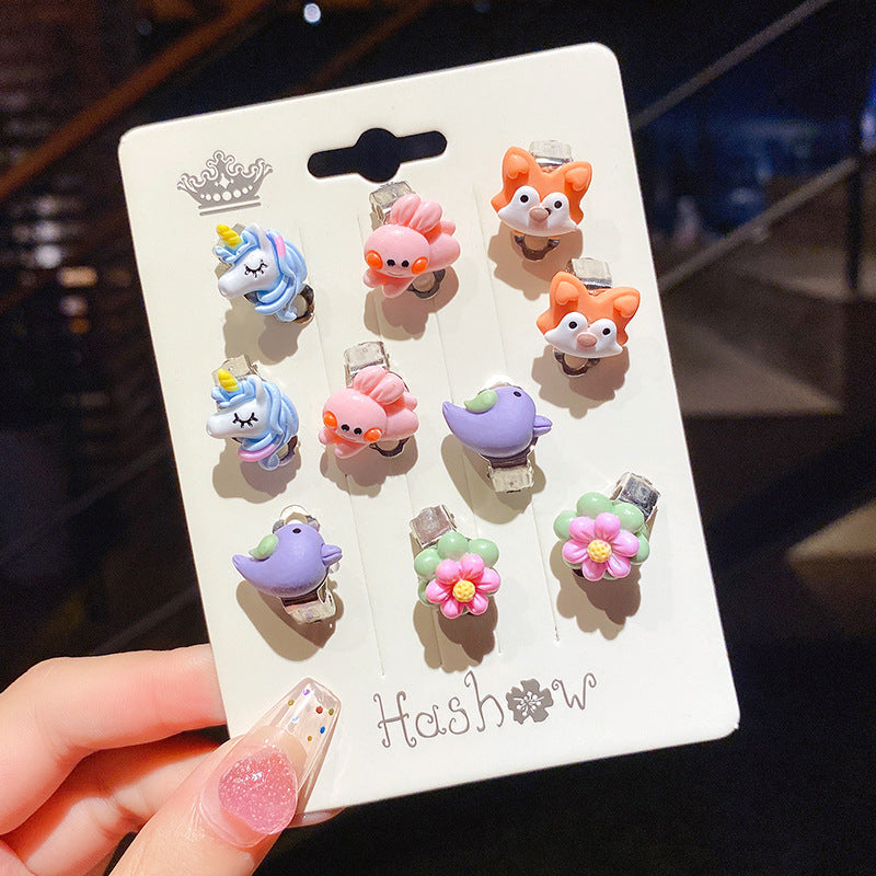 Children's Without Pierced Ears Princess Eardrop Cute Ear Clip