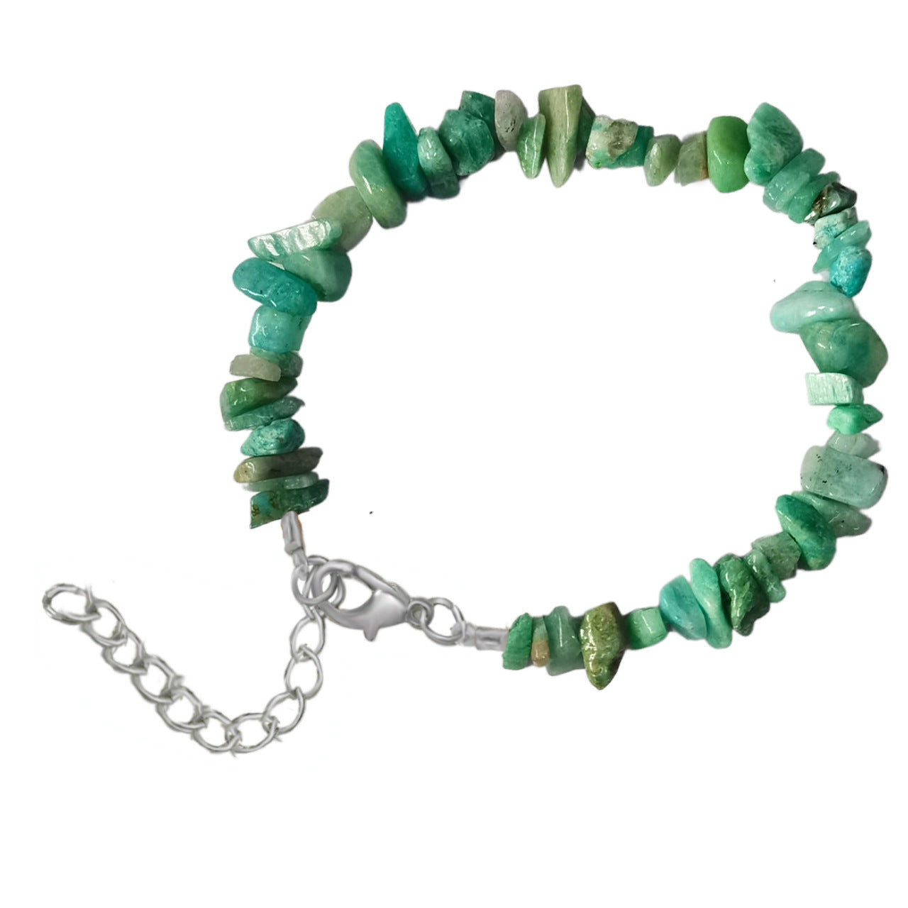 Natural Crystal Agate Gravel Stone Irregular Bracelets