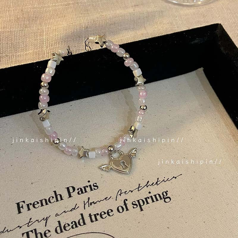 Women's Salt Ice Small String Rich Flower Fashionable Temperamental Good-looking Carrying Bracelet