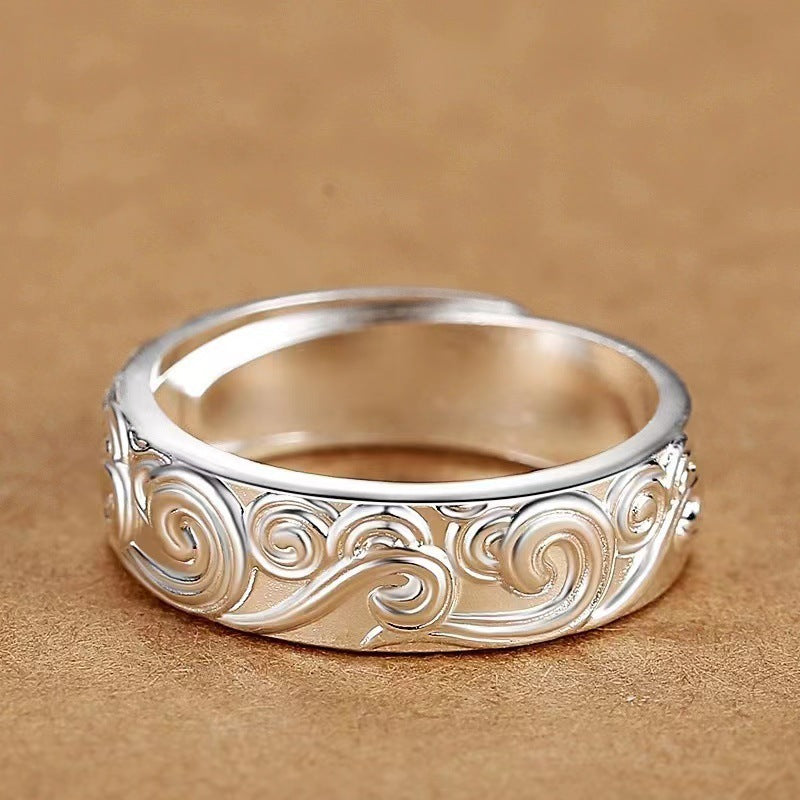 Men's Fashion Niche Personality Antique Retro Single Rings