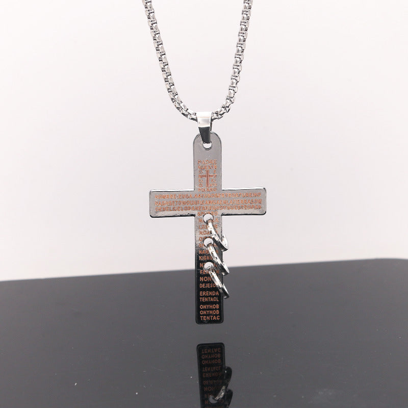 Men's Trendy Versatile Personality Fashion Sweater Chain Couple Niche Female Titanium Necklace