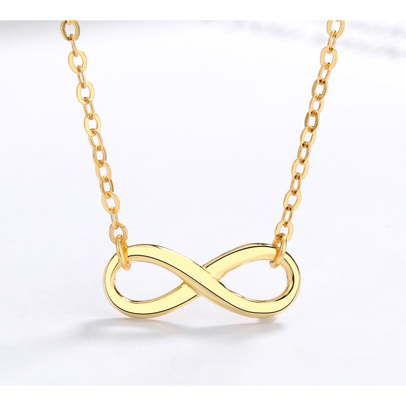 Women's Love Interwoven Infinite Symbol Sterling Sier Necklaces