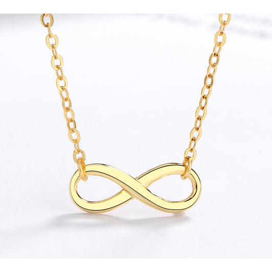 Women's Love Interwoven Infinite Symbol Sterling Sier Necklaces