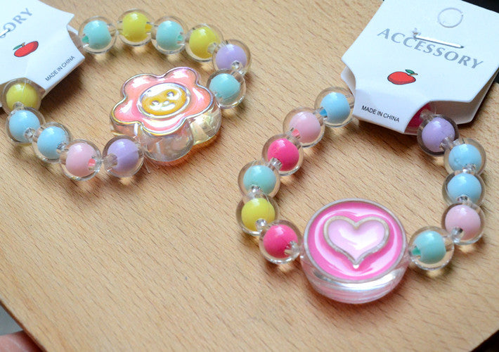 Children's Candy Princess Jelly Color Beaded Cute Bracelets