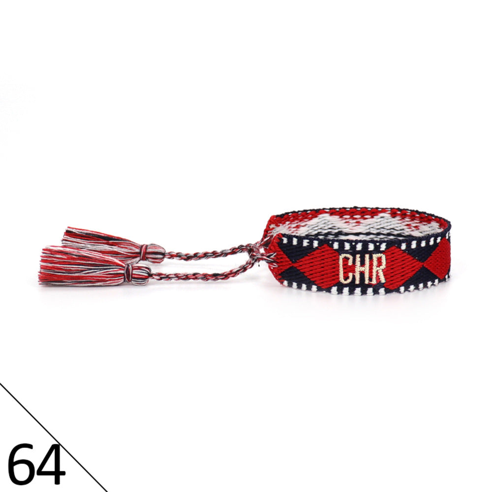 Hand Weaving Fashion Simple Wrist Strap Bracelets