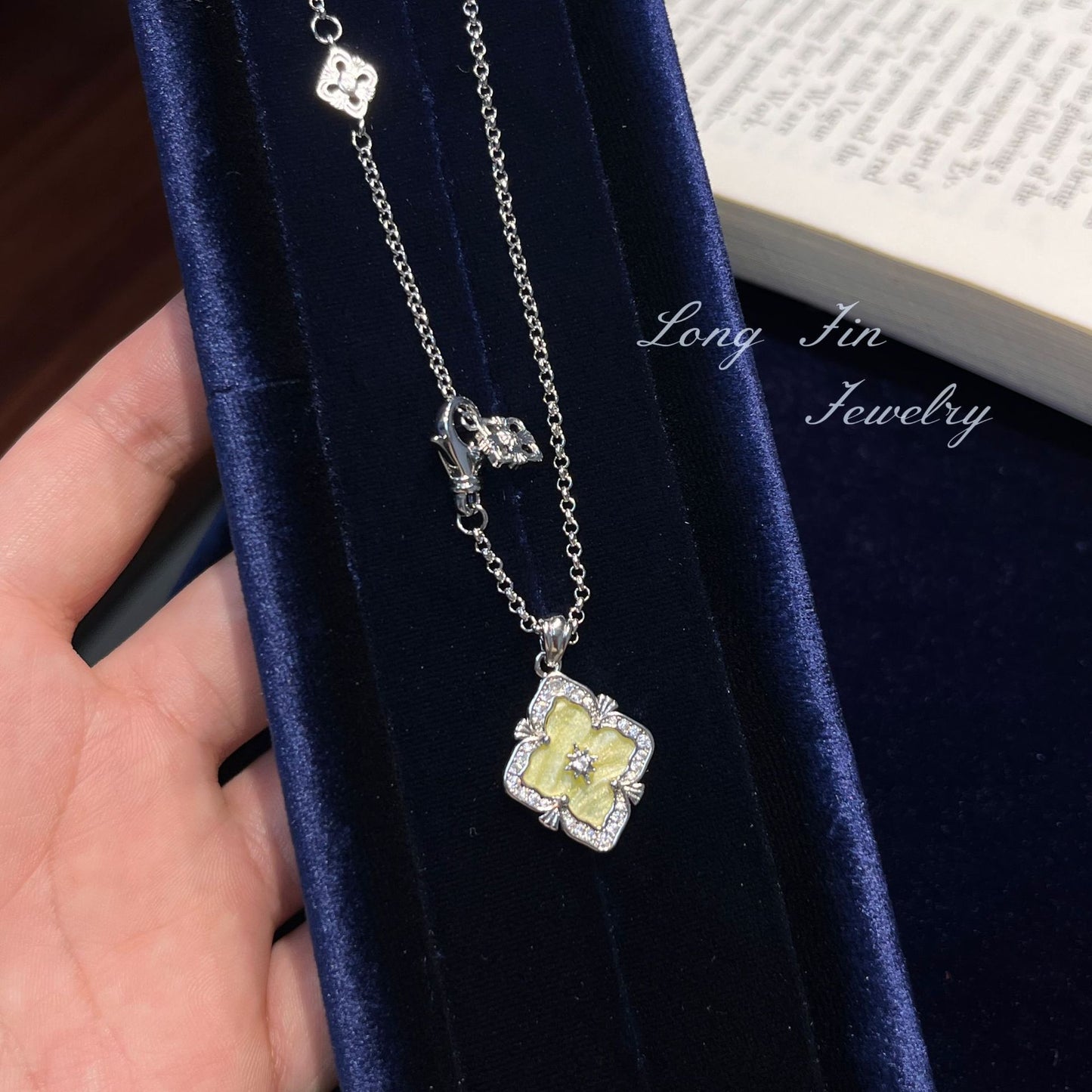 Sea Salt Lemon Mint Cloth Style Fresh Live Jewelry Set