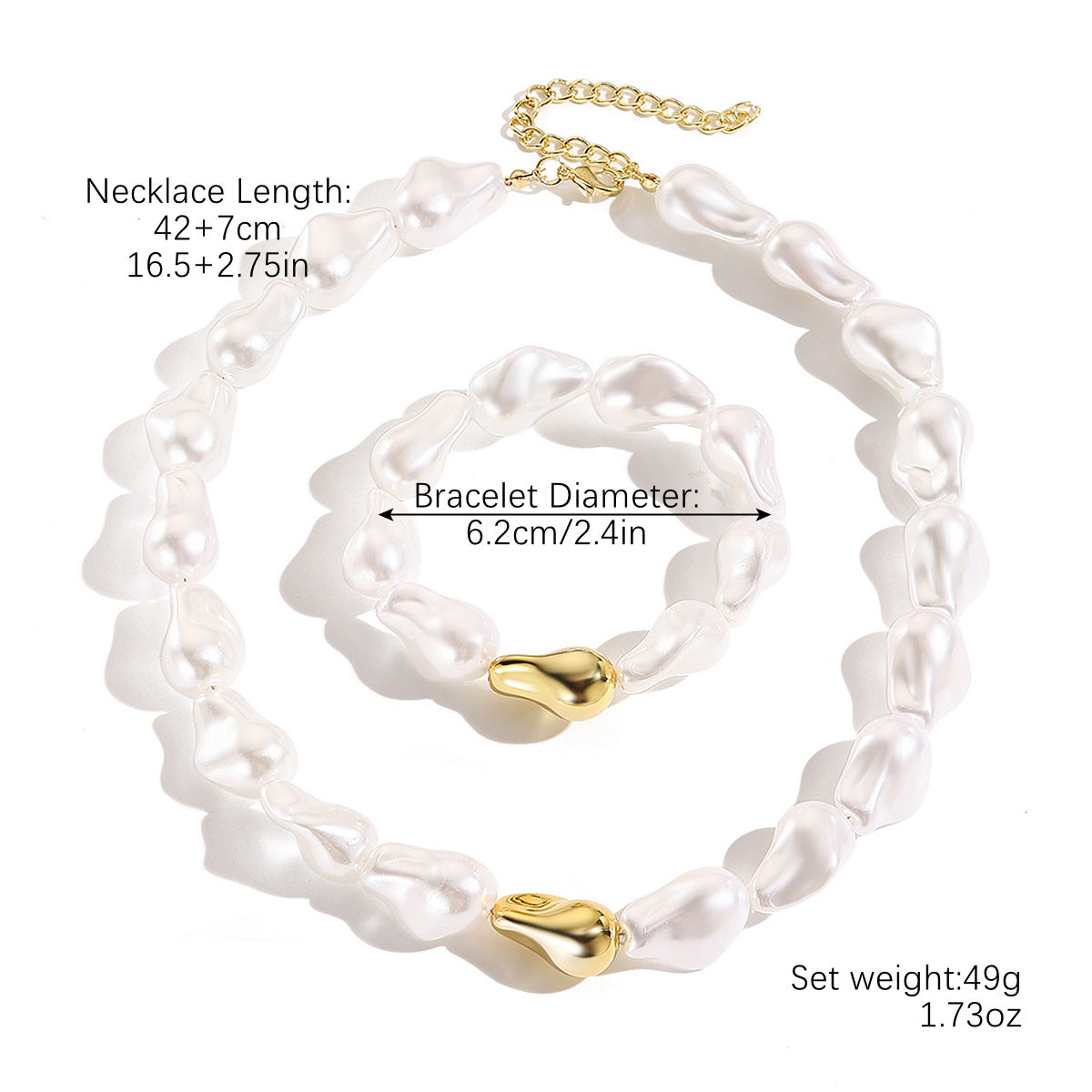 Acrylic Suite Exaggerated Hip Hop Cool Single Layer Leopard Jewelry Set
