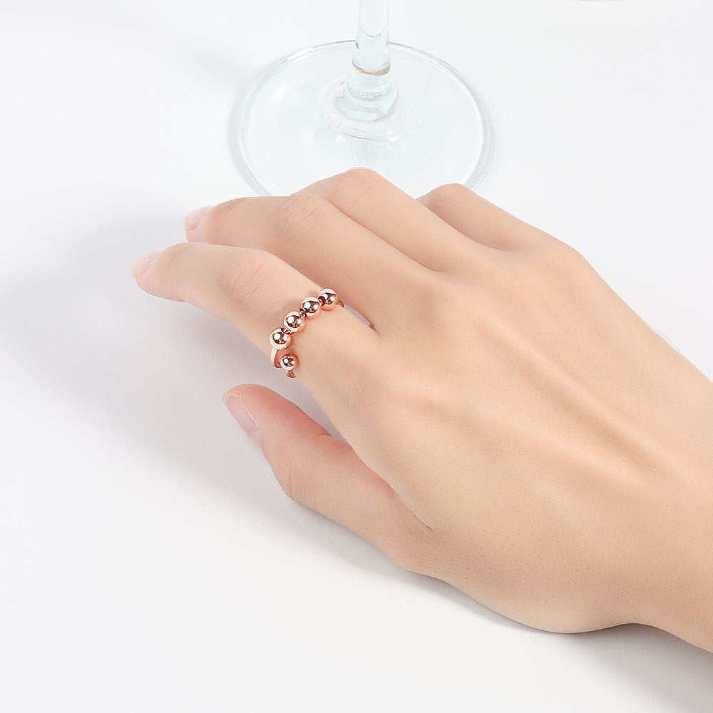 Women's & Men's Creative Stress Relief Geometric Beaded Rings
