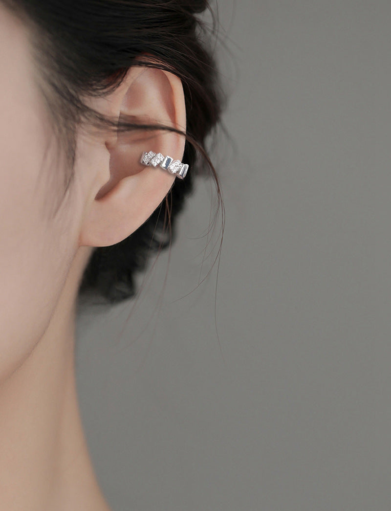 Starry Long Pearl Tassel Zircon Without Rings