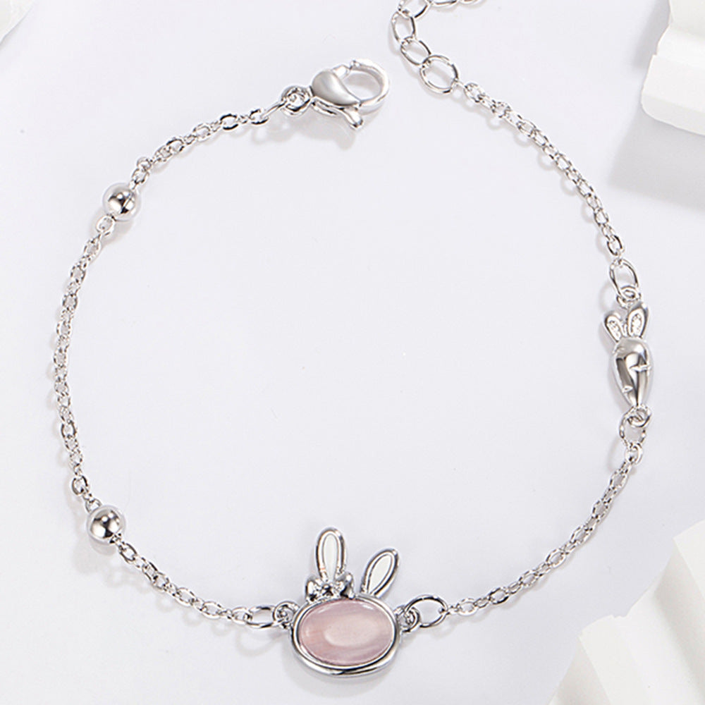 Bracelets d'ornement de mode de luxe abordables en forme de lapin