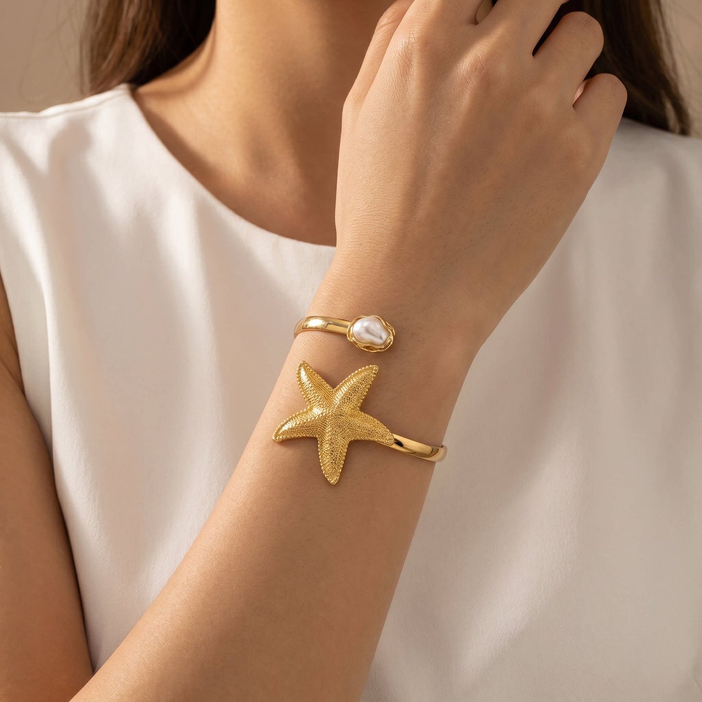 Female Daily Leisure Opening Adjustable Upper Rings