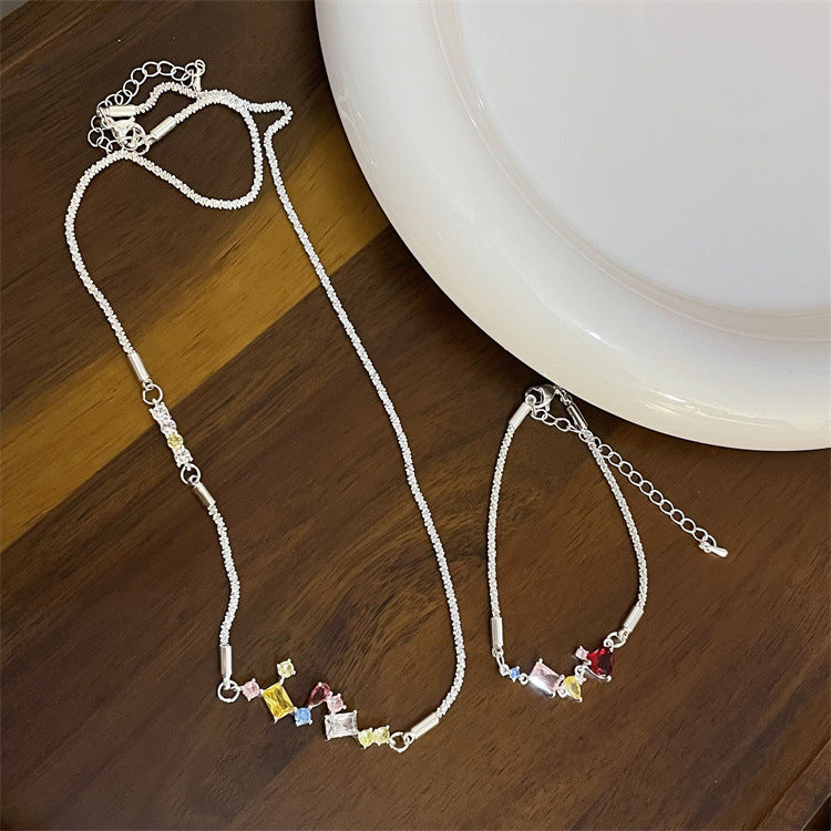 Trendy Cold Temperamental Minority Bow Clavicle Necklaces