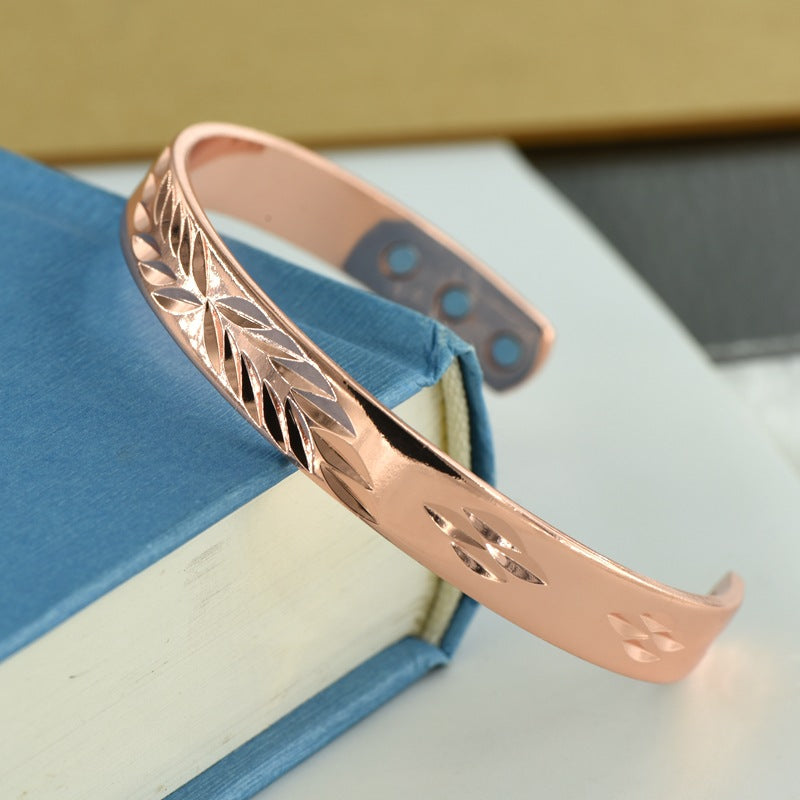 Women's Magnet Fashion Simple Opening Health Bracelet
