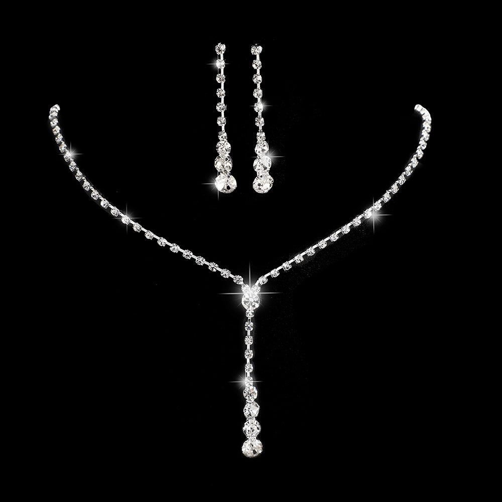 Water Drop Bride Wedding High Quality Claw Necklaces