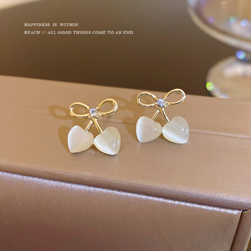 Boucles d'oreilles en pierre d'opale pour femmes, boucles d'oreilles de minorité capricieuse